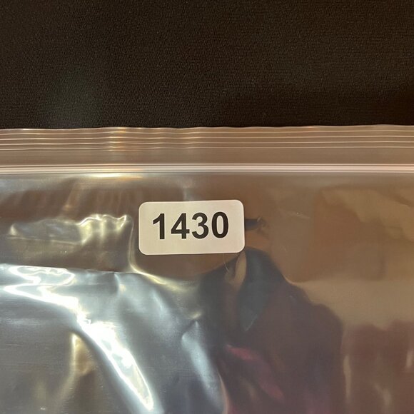 VTG Clues Collections 14P Black Midi Dress Floral Embroidery  Simi to Formal Y2K - Picture 14 of 14